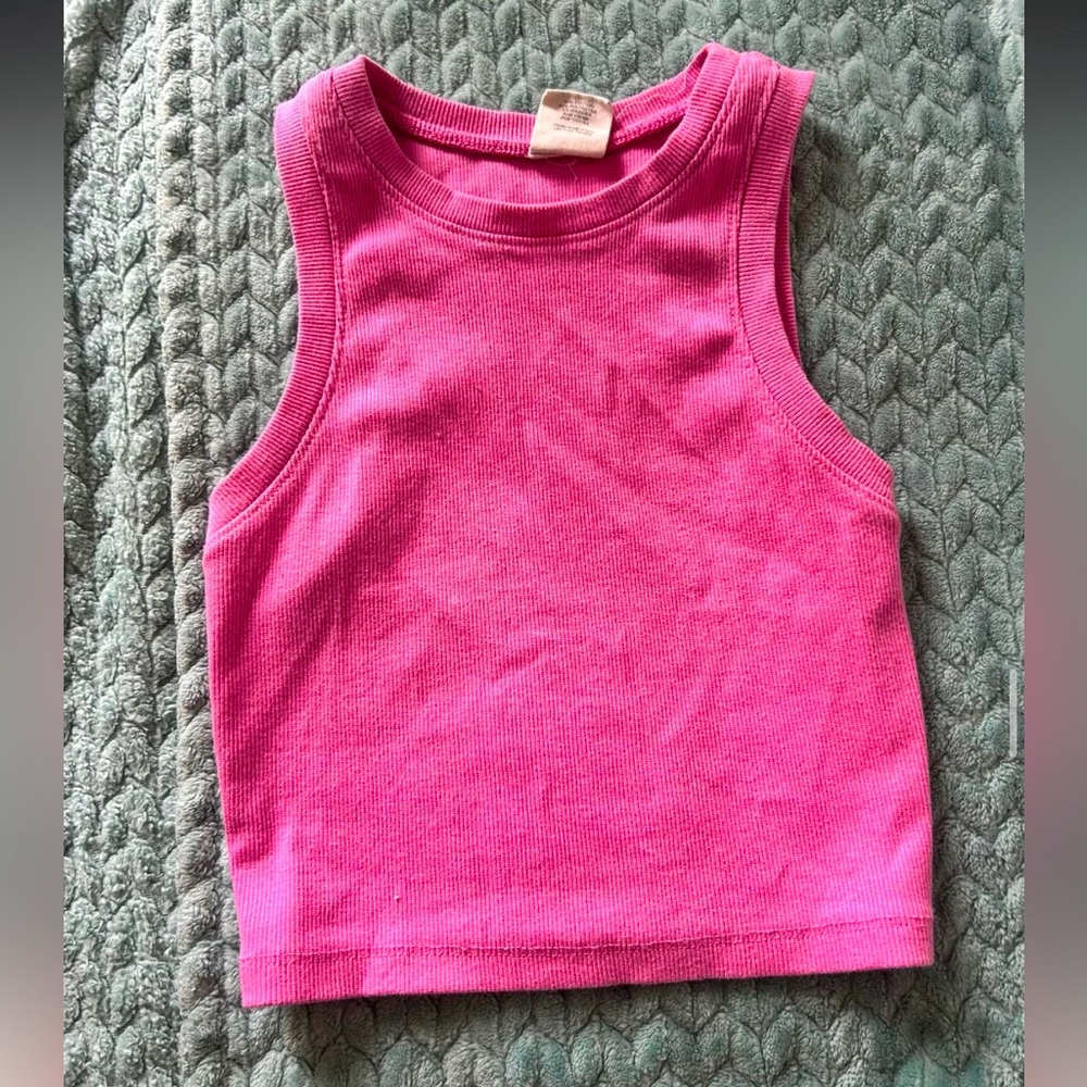 Pink Crop Top